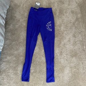 Gymshark legacy fitness leggins :Color : cobalt blue and white size medium